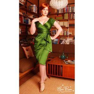 Pinup Girl Clothing Green Ava Dress